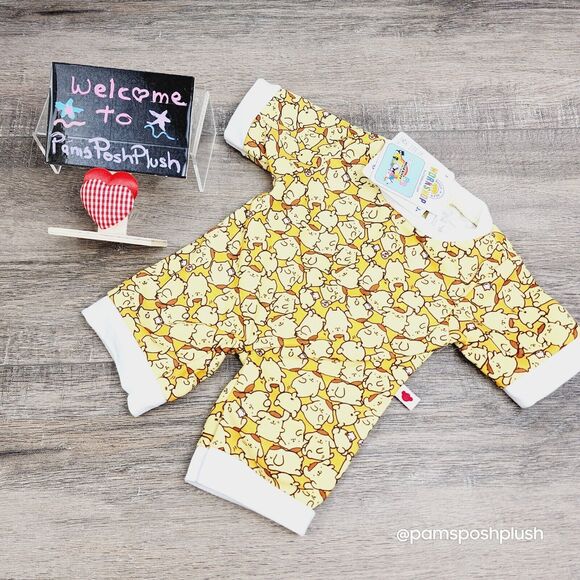 Build A Bear Hello Kitty PomPomPurin & Muffin Mini Sleeper & Slippers Plush - Picture 11 of 16